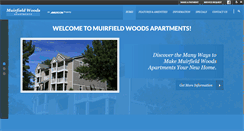 Desktop Screenshot of muirfieldwoodsapartments.com